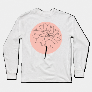 Coral Dahlia Long Sleeve T-Shirt